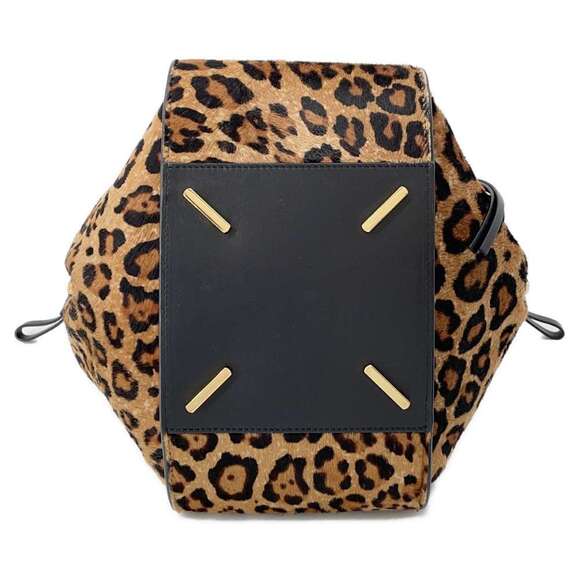 Loewe Hammock Leopard Handbag Black Shoulder Bag - Picture 3 of 11